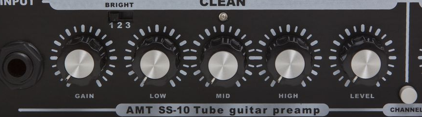 AMT Electronics SS-10 ProStudio Series Killer Tube/Valve Guitar Pre-amp with 3 Channels